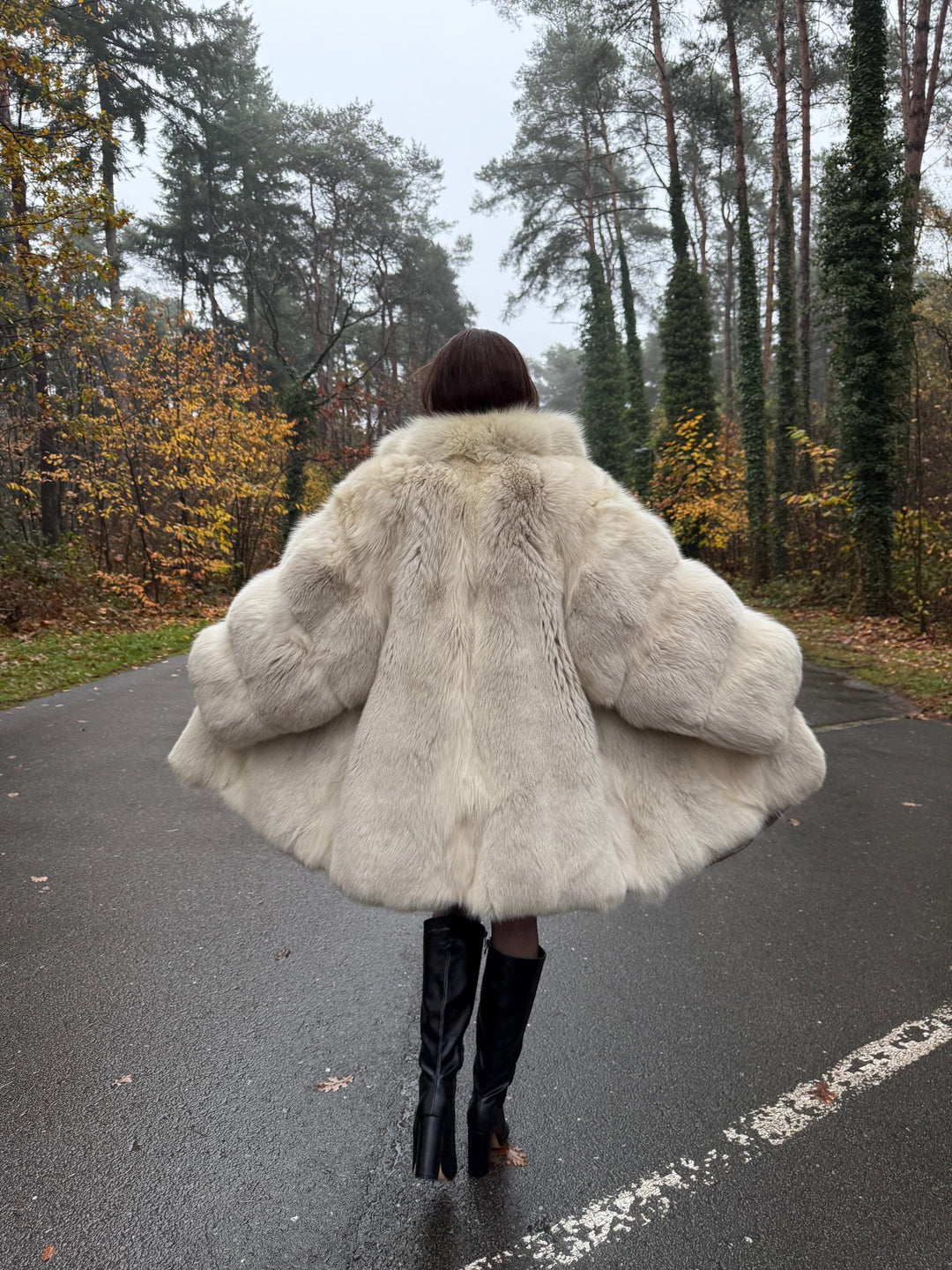 Arctic Fox Fur Coat, Large Size, Real White Fox Fur, Soft Fur Coat, Fox Fur Coat, Real Polar Fox Fur, Real Fur Coat, Fluffy Fox Fur Coat