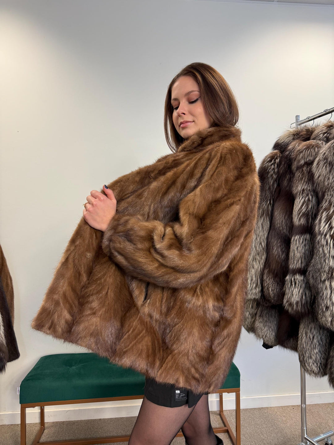 Soft Mink Jacket, Large Size, Pastel Mink Jacket, Women's Fur Coat, Mink Fur, Real Fur Coat, Fur Jacket Women, Soft Fur Coat, Real Mink Coat