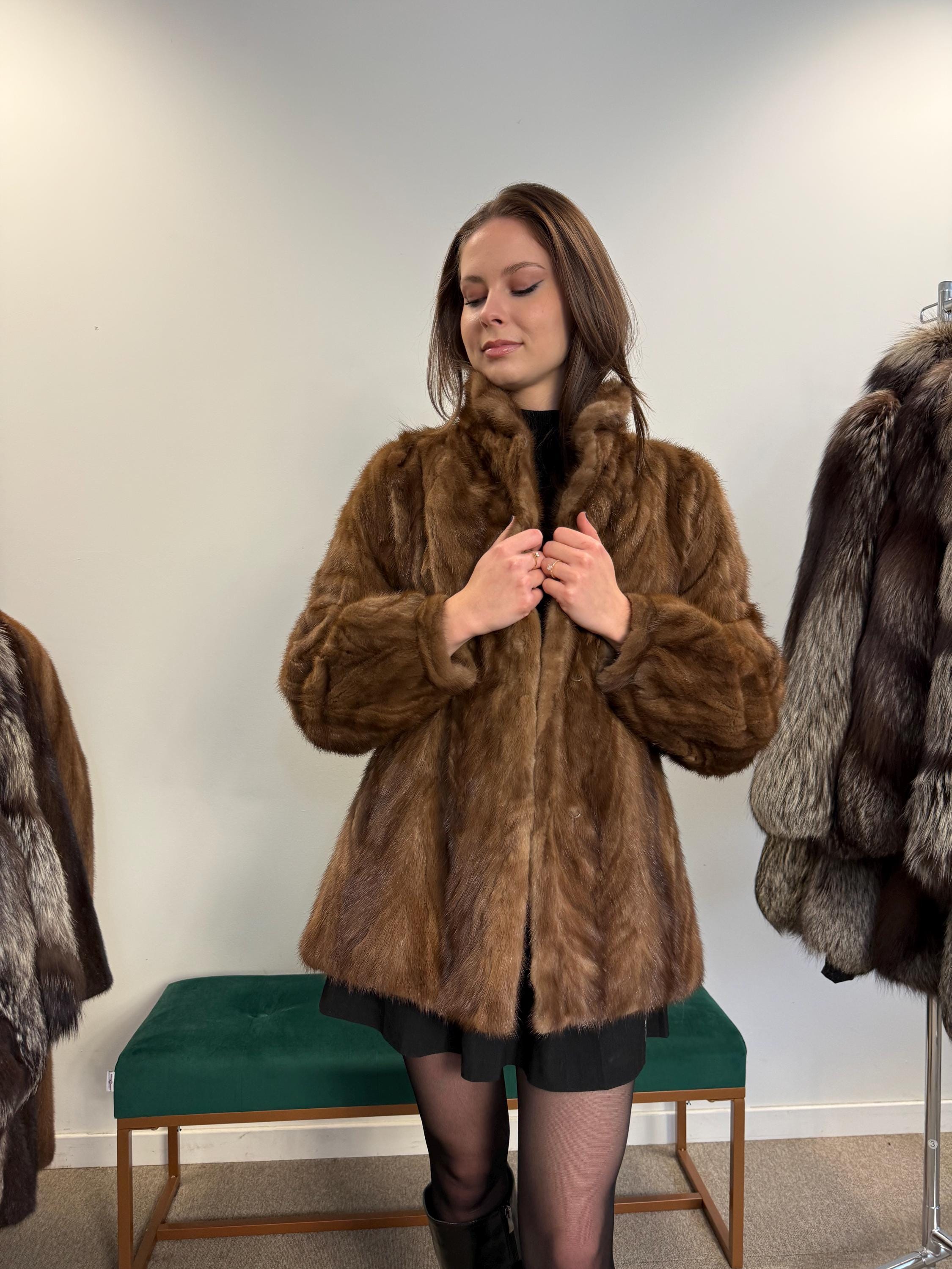 Soft Mink Jacket, Large Size, Pastel Mink Jacket, Women's Fur Coat, Mink Fur, Real Fur Coat, Fur Jacket Women, Soft Fur Coat, Real Mink Coat