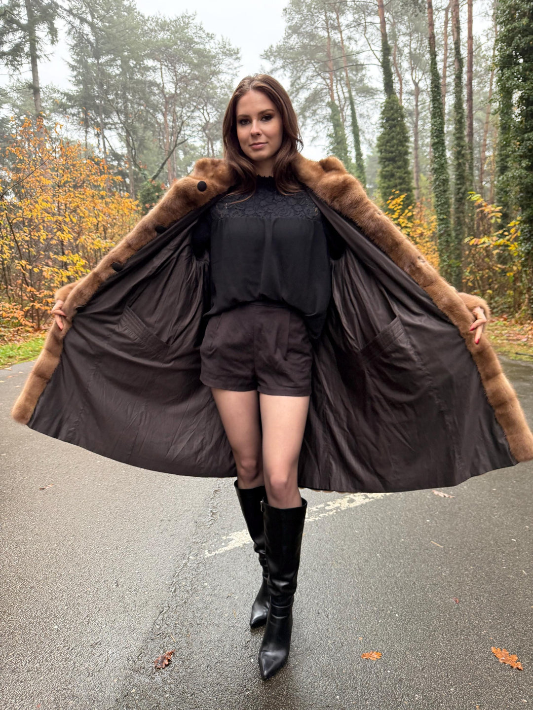 Double Sided Mink Coat, Large Size, Sheared Mink Fur, Mink Fur Coat, Real Fur Coat, Vintage Fur Coat, Women's Fur Coat, Designer Mink Coat