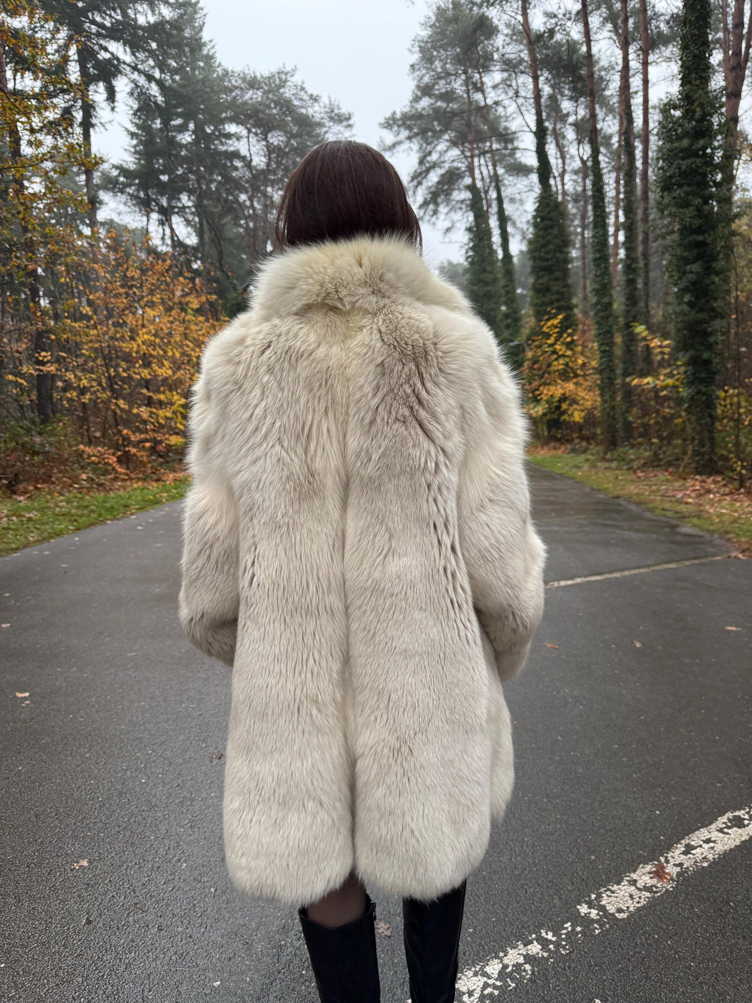Arctic Fox Fur Coat, Large Size, Real White Fox Fur, Soft Fur Coat, Fox Fur Coat, Real Polar Fox Fur, Real Fur Coat, Fluffy Fox Fur Coat