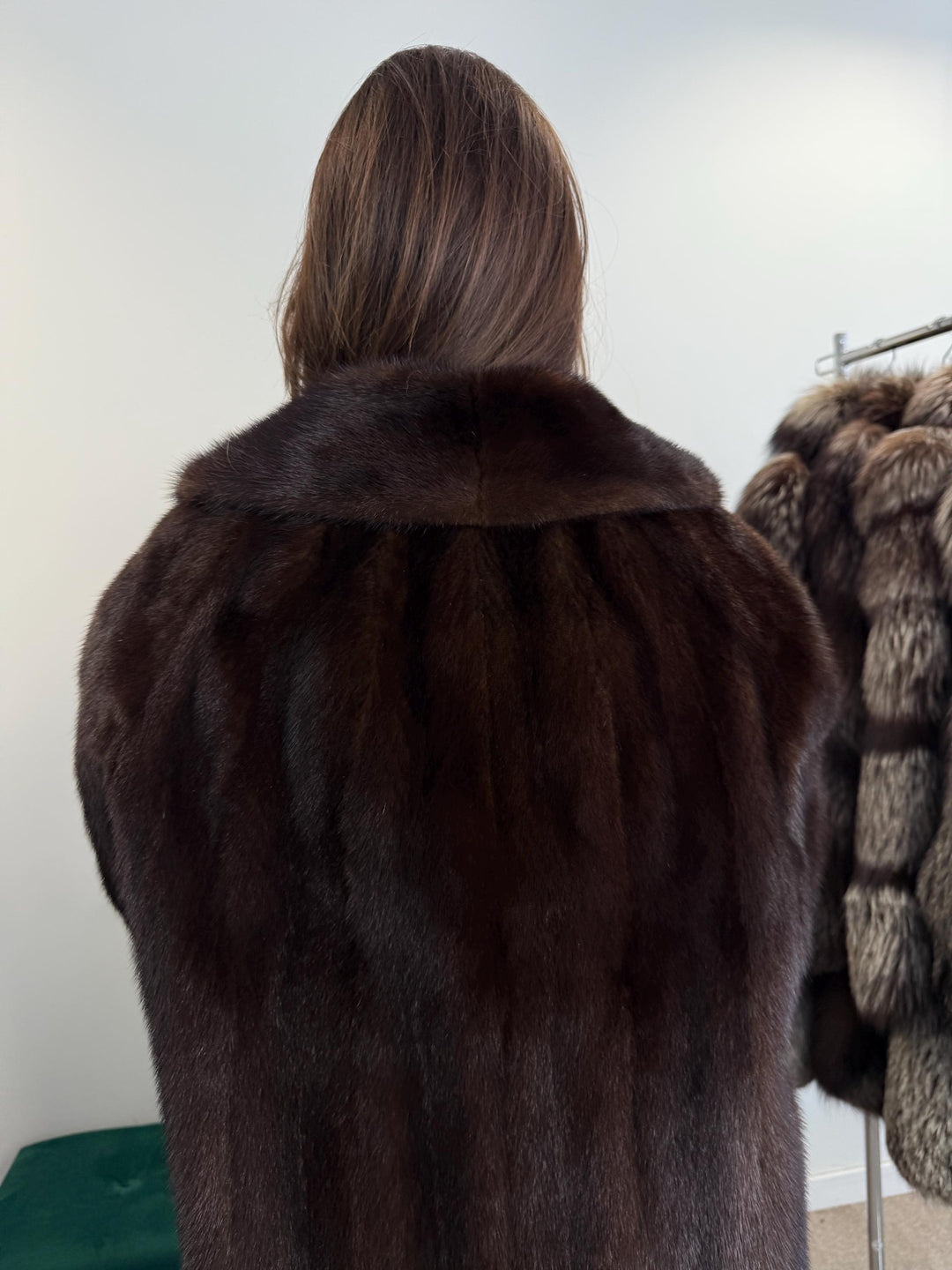 Mink Fur Coat, L/XL Size, Natural Brown Mink Coat, Real Fur Coat, Fur Coats, Brown Mink Coat, Long Mink Coat, Women's Fur Coat, Mink Coat