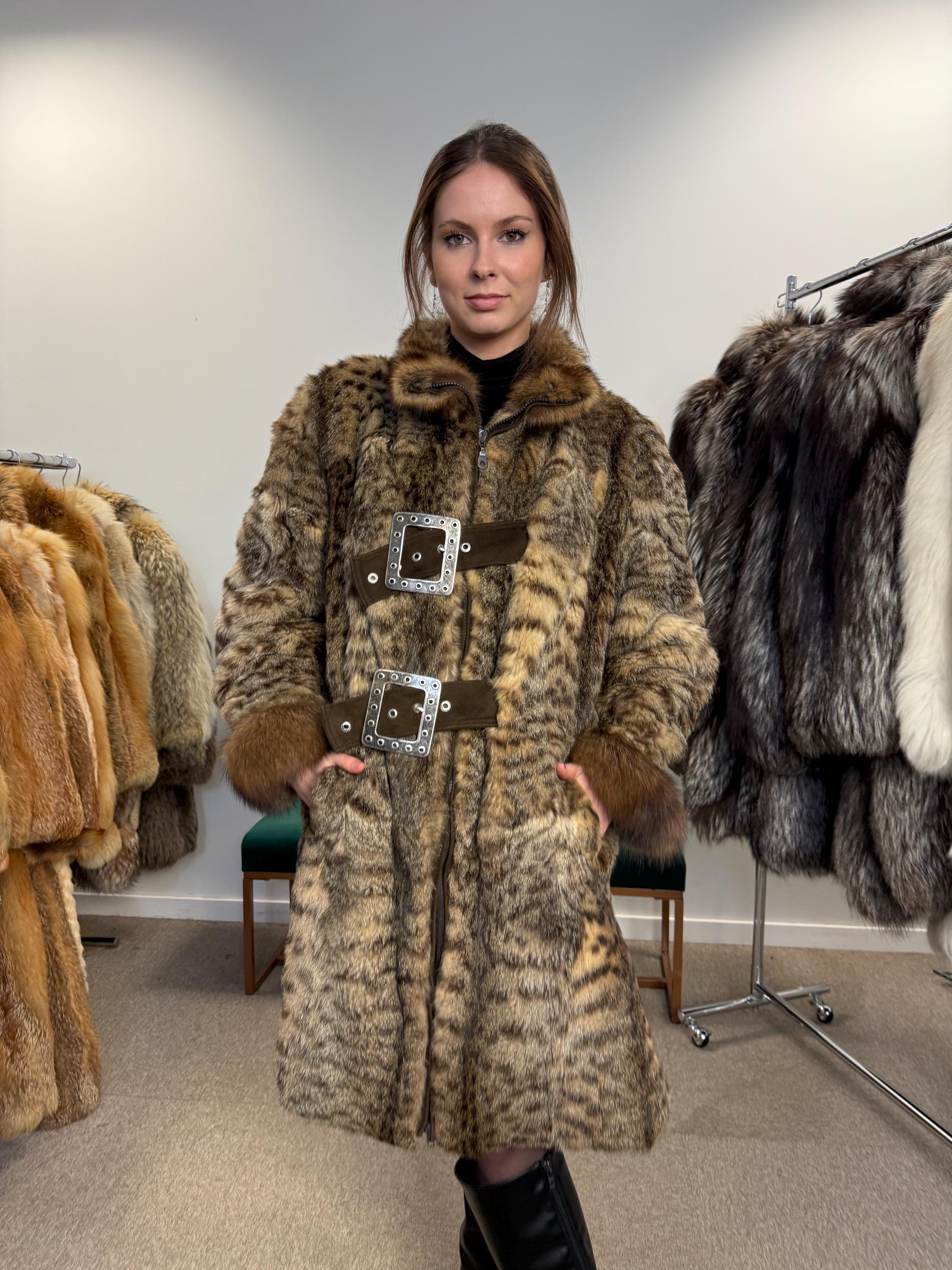 Lynx Fur Coat, Large Size, Vintage Fur Coat, Real Lynx Coat, Lynx Fur, Women's Fur Coat, Fur Coat, Real Fur Coat, Fur Coat Lynx, Lynx Coat