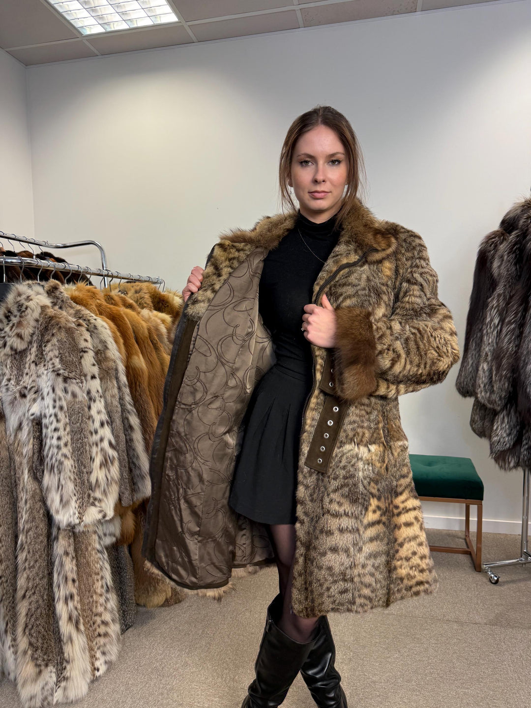 Lynx Fur Coat, Large Size, Vintage Fur Coat, Real Lynx Coat, Lynx Fur, Women's Fur Coat, Fur Coat, Real Fur Coat, Fur Coat Lynx, Lynx Coat