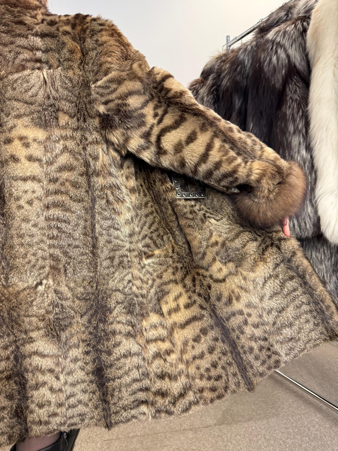 Lynx Fur Coat, Large Size, Vintage Fur Coat, Real Lynx Coat, Lynx Fur, Women's Fur Coat, Fur Coat, Real Fur Coat, Fur Coat Lynx, Lynx Coat