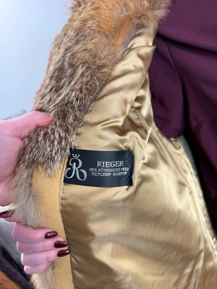 Red Fox Fur Coat, XL Size, Fur Coat, Fluffy Fox Coat, Red Fox, Real Fur, Vintage Fur Coat, Fur Coats Women, Real Fox Coat, Fox Fur Real