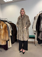 Grey Mink Fur Coat, Medium Size, Vintage Fur Coat, Thick Mink Coat, Grey Mink Coat, Women's Fur Coat, Mink Fur, Real Fur Coat, Mink Coat
