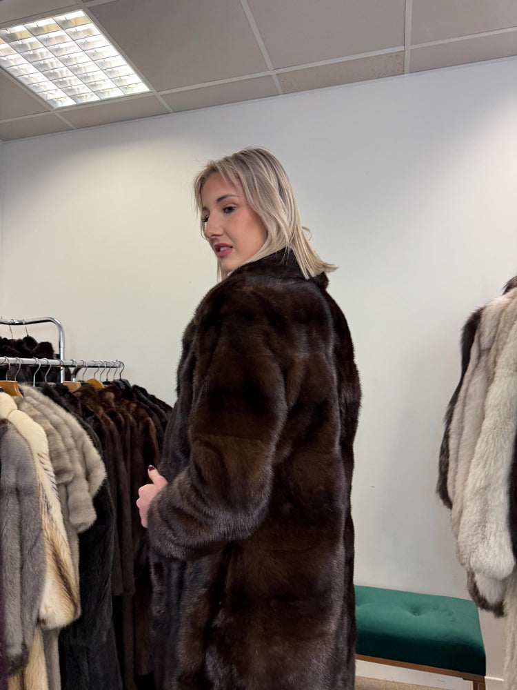 Natural Brown Mink Coat, Small Size, Vintage Fur Coat, Mink Fur Coat, Fur Coat Women, Real Fur Coat, Soft Fur Coat, Brown Mink Coat, Real