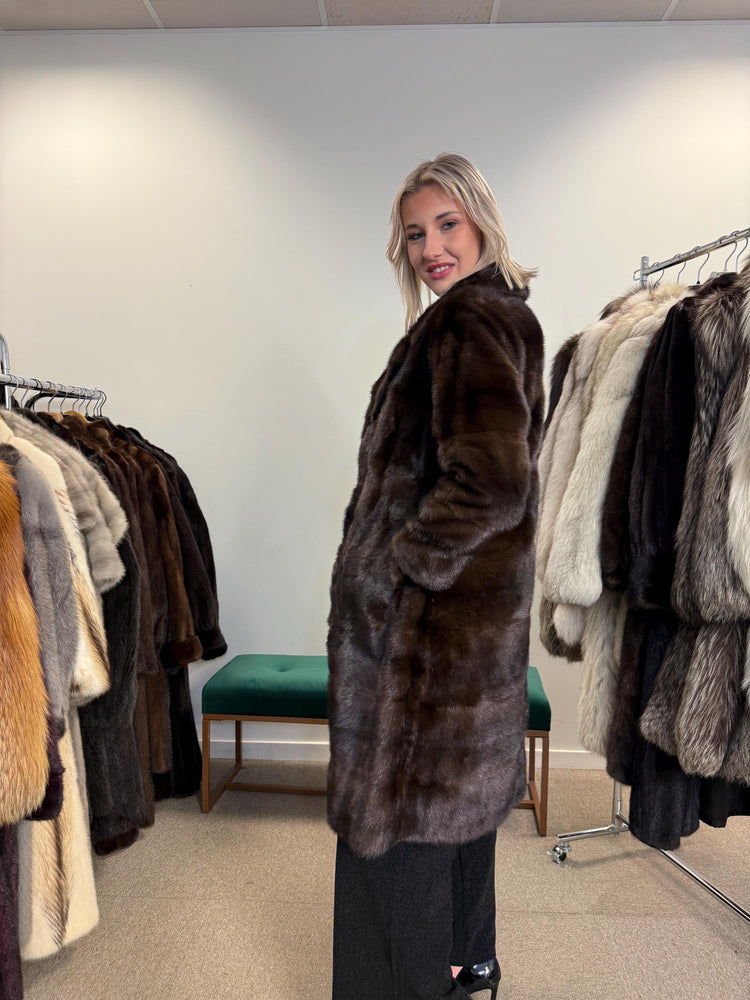 Natural Brown Mink Coat, Small Size, Vintage Fur Coat, Mink Fur Coat, Fur Coat Women, Real Fur Coat, Soft Fur Coat, Brown Mink Coat, Real