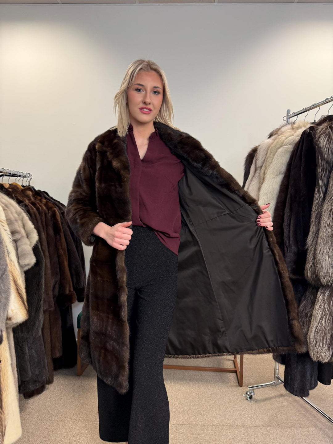 Natural Brown Mink Coat, Small Size, Vintage Fur Coat, Mink Fur Coat, Fur Coat Women, Real Fur Coat, Soft Fur Coat, Brown Mink Coat, Real