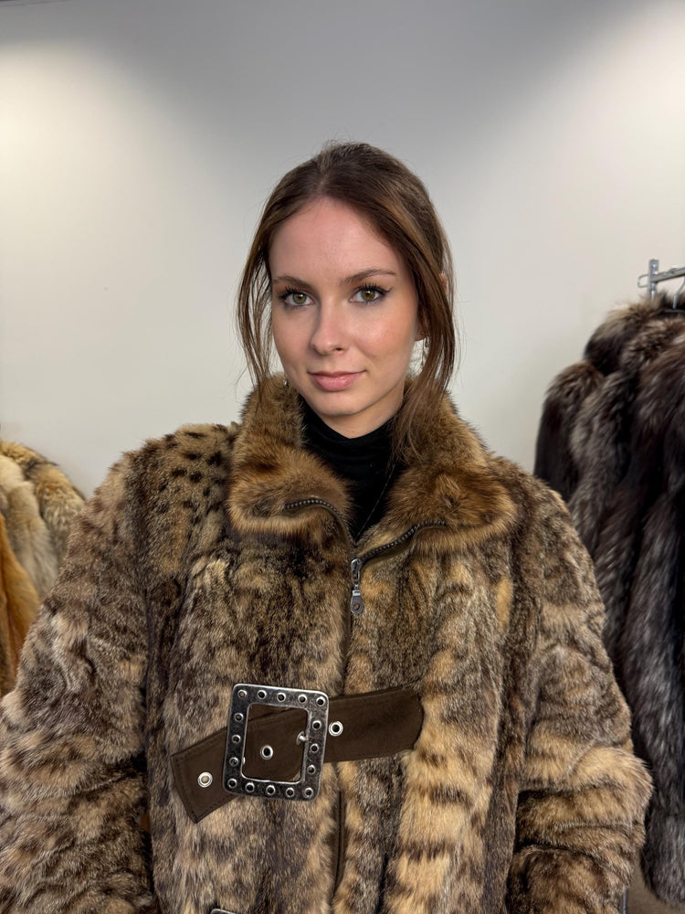 Lynx Fur Coat, Large Size, Vintage Fur Coat, Real Lynx Coat, Lynx Fur, Women's Fur Coat, Fur Coat, Real Fur Coat, Fur Coat Lynx, Lynx Coat