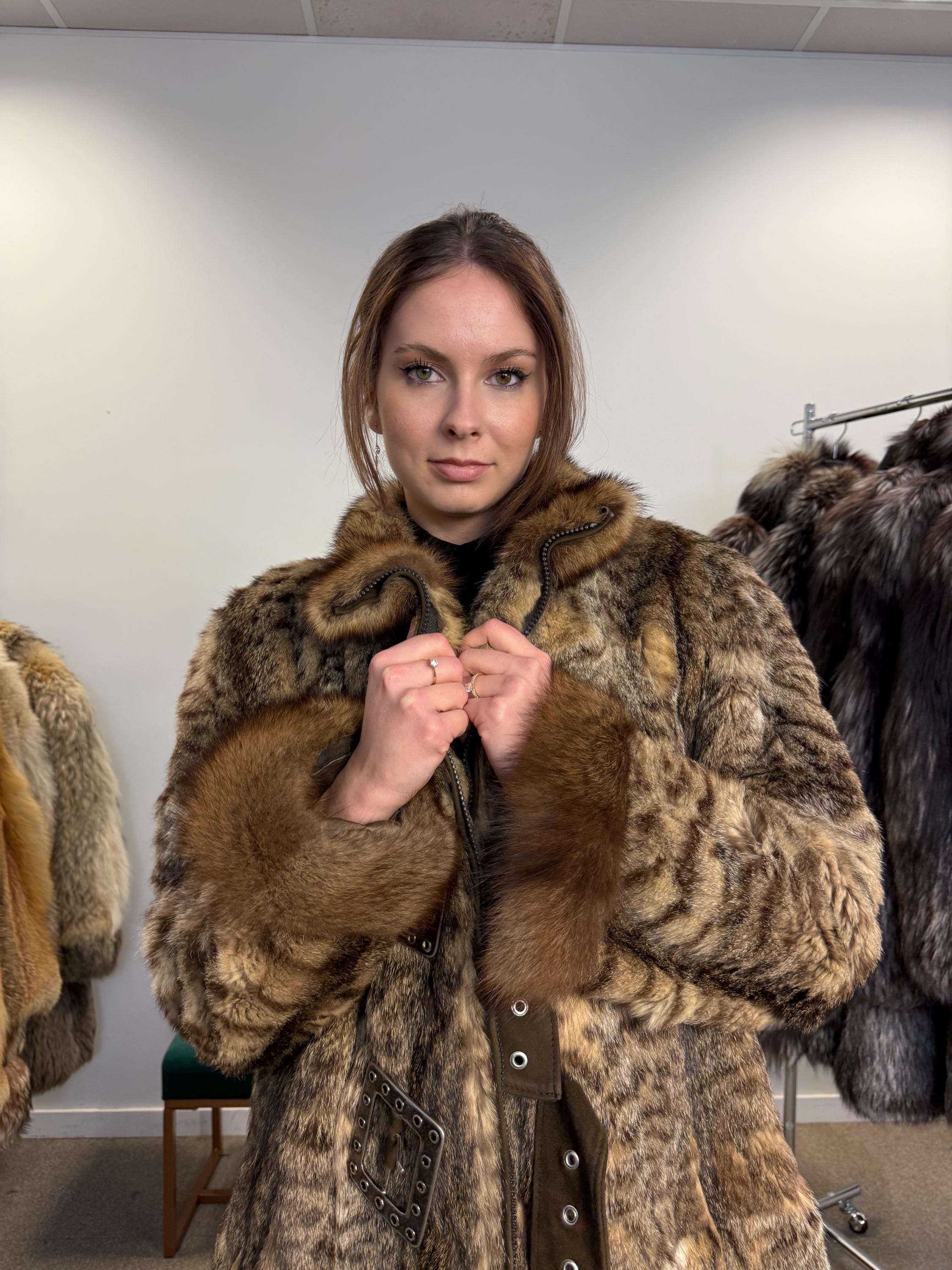 Lynx Fur Coat, Large Size, Vintage Fur Coat, Real Lynx Coat, Lynx Fur, Women's Fur Coat, Fur Coat, Real Fur Coat, Fur Coat Lynx, Lynx Coat
