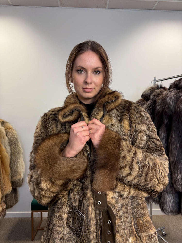 Lynx Fur Coat, Large Size, Vintage Fur Coat, Real Lynx Coat, Lynx Fur, Women's Fur Coat, Fur Coat, Real Fur Coat, Fur Coat Lynx, Lynx Coat