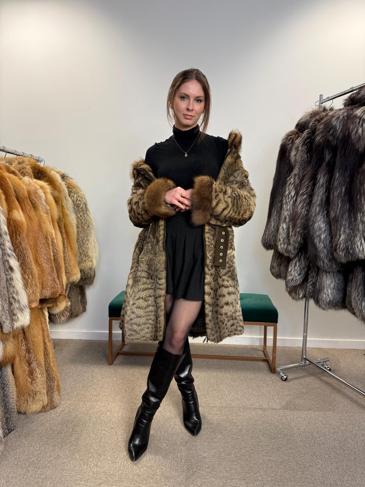 Lynx Fur Coat, Large Size, Vintage Fur Coat, Real Lynx Coat, Lynx Fur, Women's Fur Coat, Fur Coat, Real Fur Coat, Fur Coat Lynx, Lynx Coat