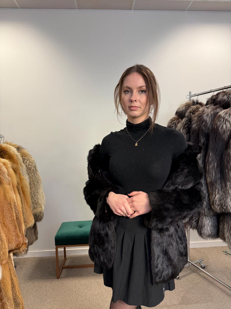 Brown Rabbit Fur Coat, Small Size, Rabbit Fur Coat, Vintage Fur Coat, Real Fur Coat, Real Rabbit Fur, Women's Fur Coat, Thick Fur Coat, Fur