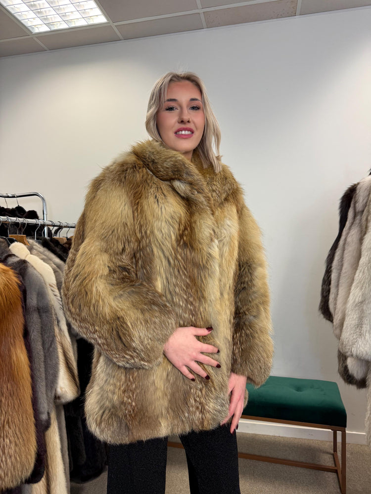 Outlet Red Fox Fur Coat, Medium Size, Vintage Fur Coat, Fur Coats Women, Real Fox Coat, Fox Fur Jacket, Fur, Fox Coat, Red Fox, Real Fur