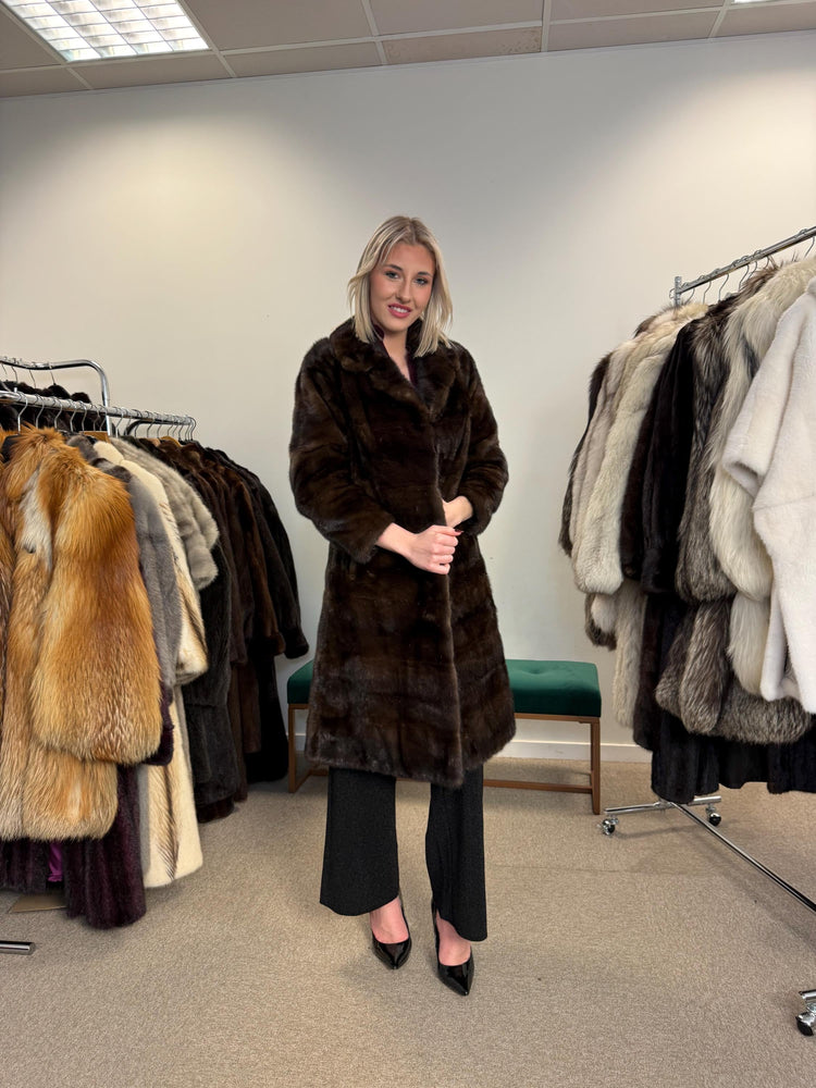 Natural Brown Mink Coat, Small Size, Vintage Fur Coat, Mink Fur Coat, Fur Coat Women, Real Fur Coat, Soft Fur Coat, Brown Mink Coat, Real