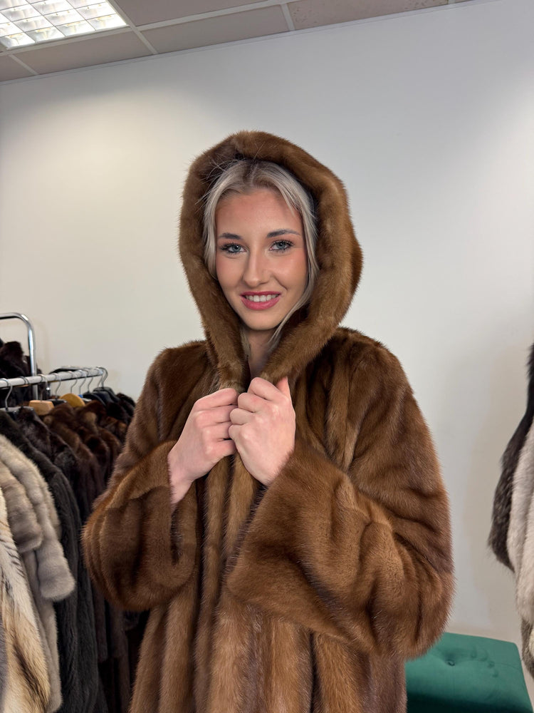 New Mink Fur Coat, XL Size, Mink Fur Coat, Real Fur Coat, Mink Coat Women, Luxury Mink Coat, Brown Mink Fur, Vintage Fur Coat, Soft Fur Coat