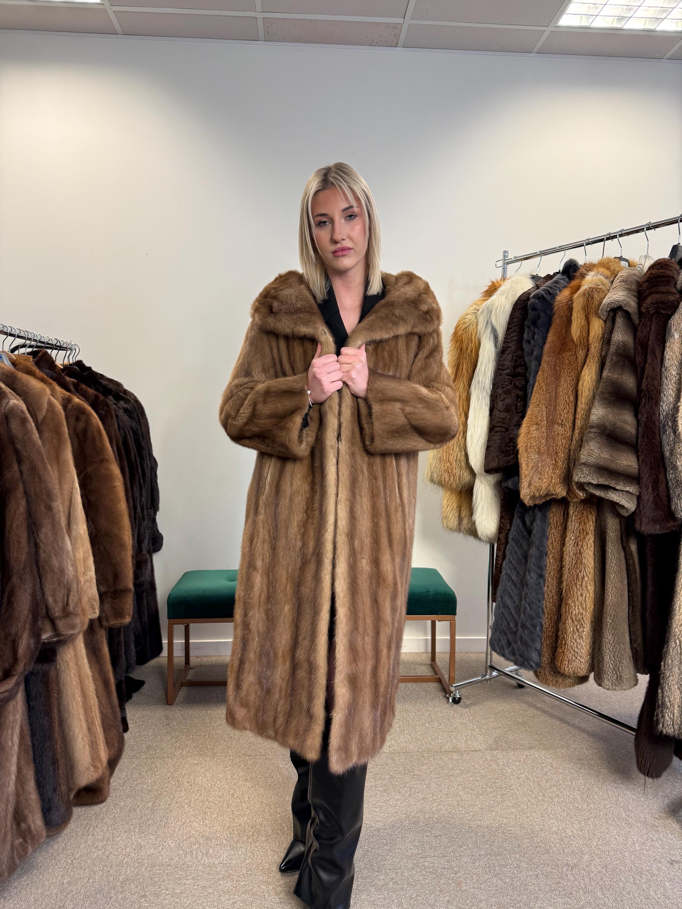 Pastel Mink Fur Coat, M/L Size, Women's Fur Coat, Vintage Fur Coat, Real Fur Coat, Mink Coat, Pastel Mink Fur, Mink Fur Coat, Pastel Mink