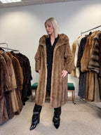 Pastel Mink Fur Coat, M/L Size, Women's Fur Coat, Vintage Fur Coat, Real Fur Coat, Mink Coat, Pastel Mink Fur, Mink Fur Coat, Pastel Mink