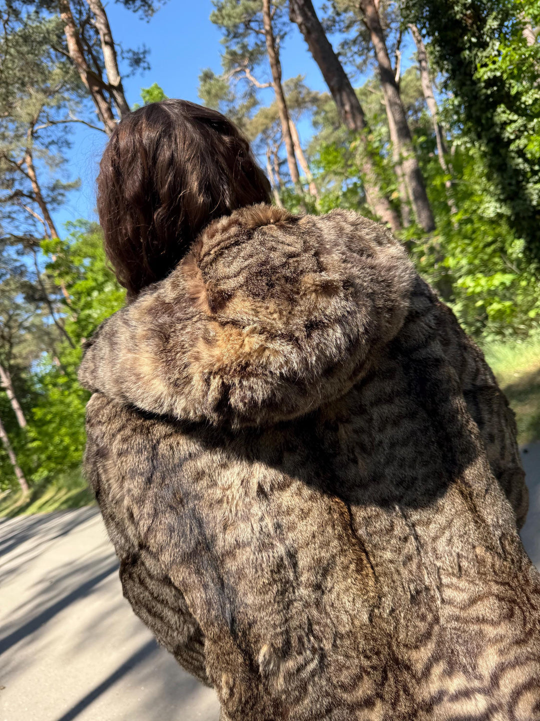 Hooded Lynx Fur Coat, Medium Size, Vintage Fur Coat, Real Lynx Coat, Lynx Fur, Women's Fur Coat, Lynx Coat, Real Fur Coat, Fur Coat Lynx