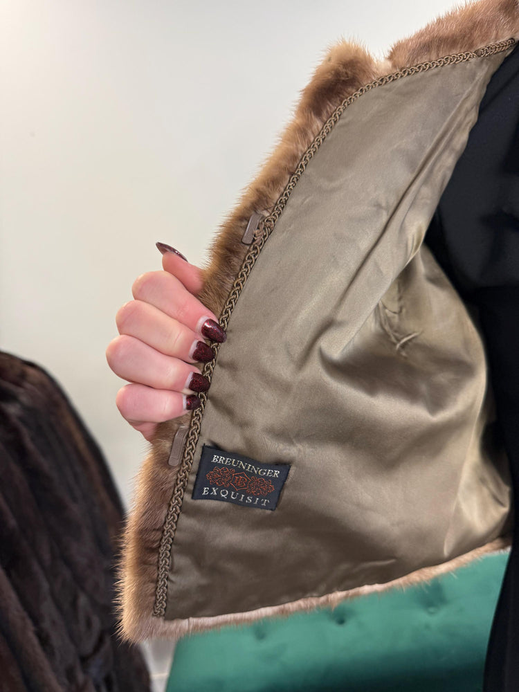 Short Pastel Mink Jacket, XS Size, Pastel Mink Jacket, Vintage Fur Coat, Real Mink Jacket, Mink Jacket Women, Soft Fur Jacket, Pastel Mink