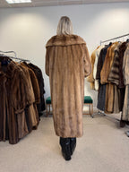Pastel Mink Fur Coat, M/L Size, Women's Fur Coat, Vintage Fur Coat, Real Fur Coat, Mink Coat, Pastel Mink Fur, Mink Fur Coat, Pastel Mink