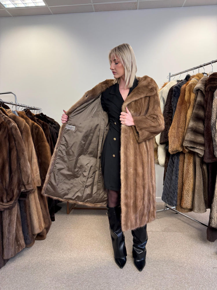 Pastel Mink Fur Coat, M/L Size, Women's Fur Coat, Vintage Fur Coat, Real Fur Coat, Mink Coat, Pastel Mink Fur, Mink Fur Coat, Pastel Mink