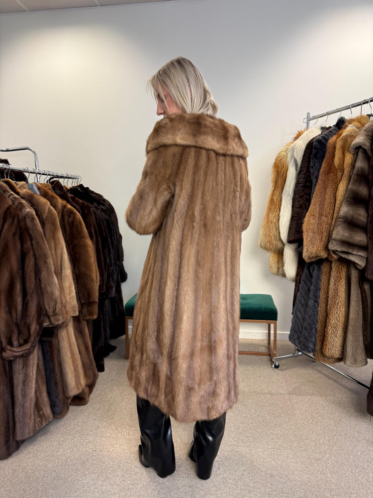 Pastel Mink Fur Coat, M/L Size, Women's Fur Coat, Vintage Fur Coat, Real Fur Coat, Mink Coat, Pastel Mink Fur, Mink Fur Coat, Pastel Mink