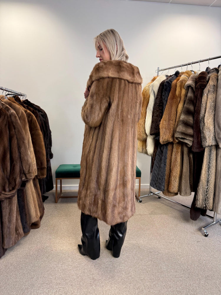 Pastel Mink Fur Coat, M/L Size, Women's Fur Coat, Vintage Fur Coat, Real Fur Coat, Mink Coat, Pastel Mink Fur, Mink Fur Coat, Pastel Mink