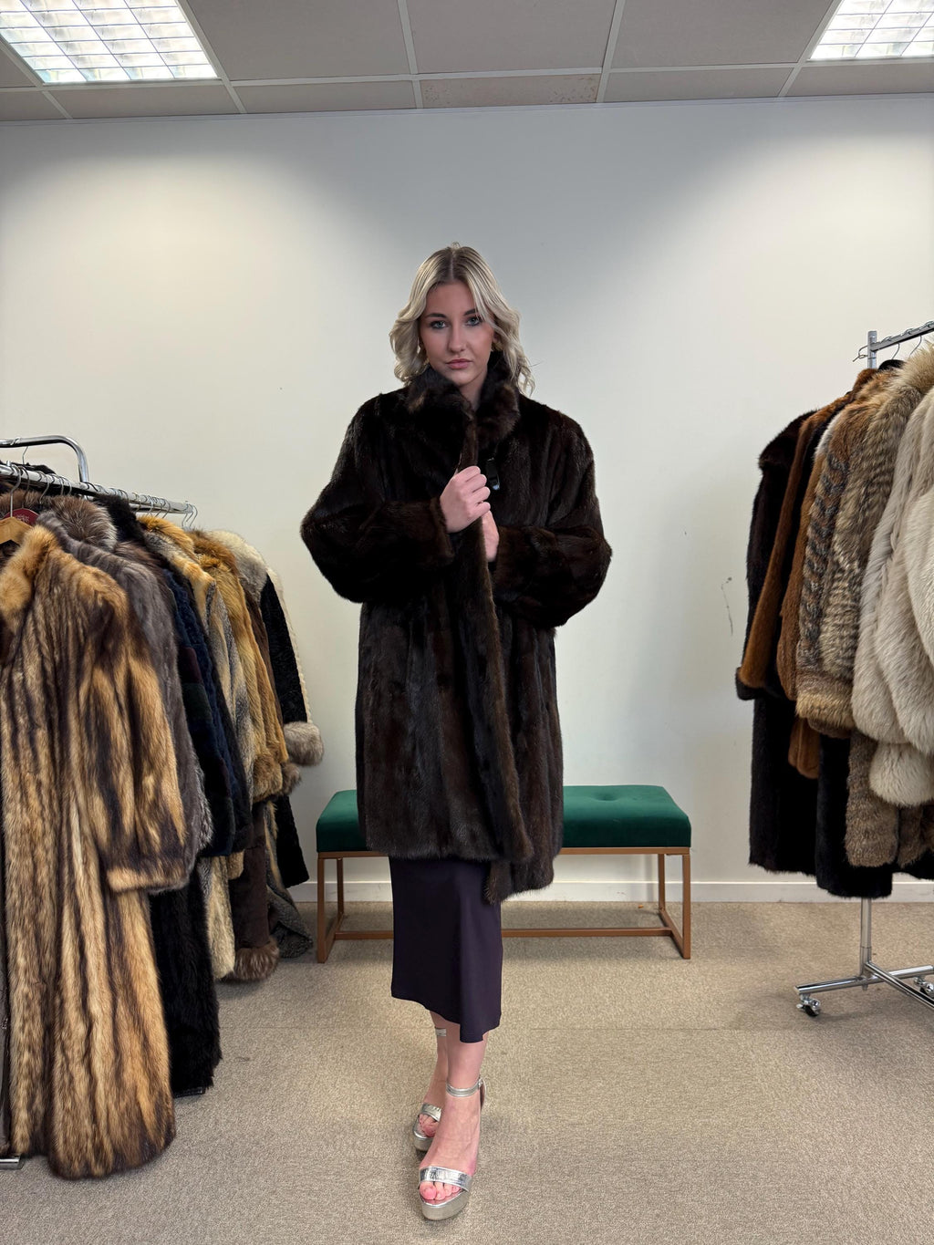 Brown Mink Coat, Large Size, Women's Fur Coat, Mink Fur Coat, Thick Brown Mink, Fur Coat, Brown Mink Fur, Real Mink Fur Coat, Real Fur Coat