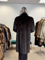 Brown Mink Coat, Large Size, Real Mink Fur Coat, Women's Fur Coat, Mink Fur Coat, Thick Brown Mink, Fur Coat, Brown Mink Fur, Real Fur Coat