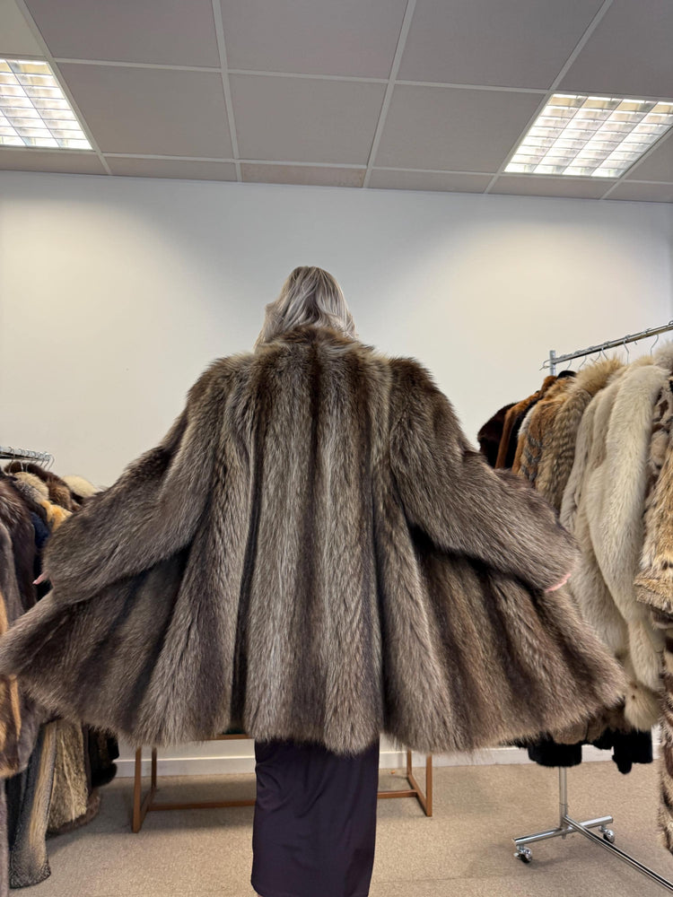 Raccoon Fur Coat, Medium Size, Vintage Fur Coat, Real Fur Coat, Raccoon Fur, Women's Fur Coat, Soft Fur Coat, Thick Raccoon Fur, Raccoon Fur