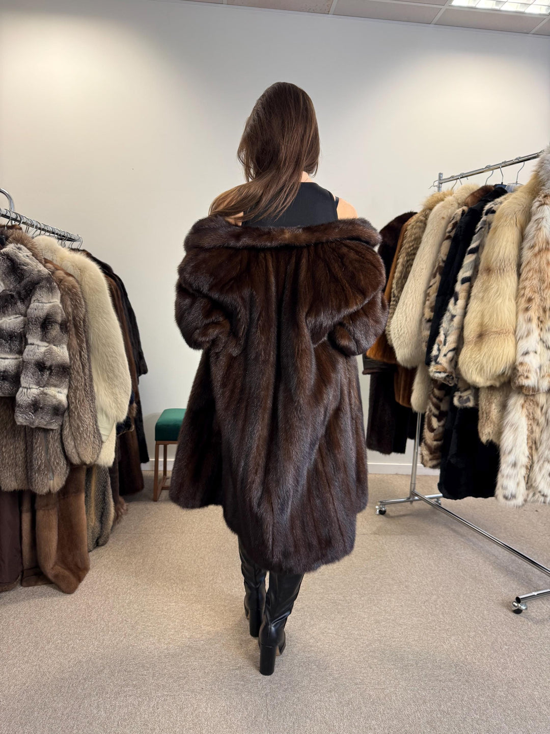 Brown Mink Coat, XL Size, Soft Mink Coat, Real Fur Coat, Fur Coats, Mink Fur Coat, Luxury Brown Mink Coat, Brown Mink, Women's Fur Coat, Fur