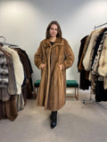 Pastel Mink Fur Coat, XL Size, Women's Fur Coat, Long Pastel Mink Coat, Light Luxury Fur Coat, Full-Length Mink Coat, Pastel Mink, Real Fur