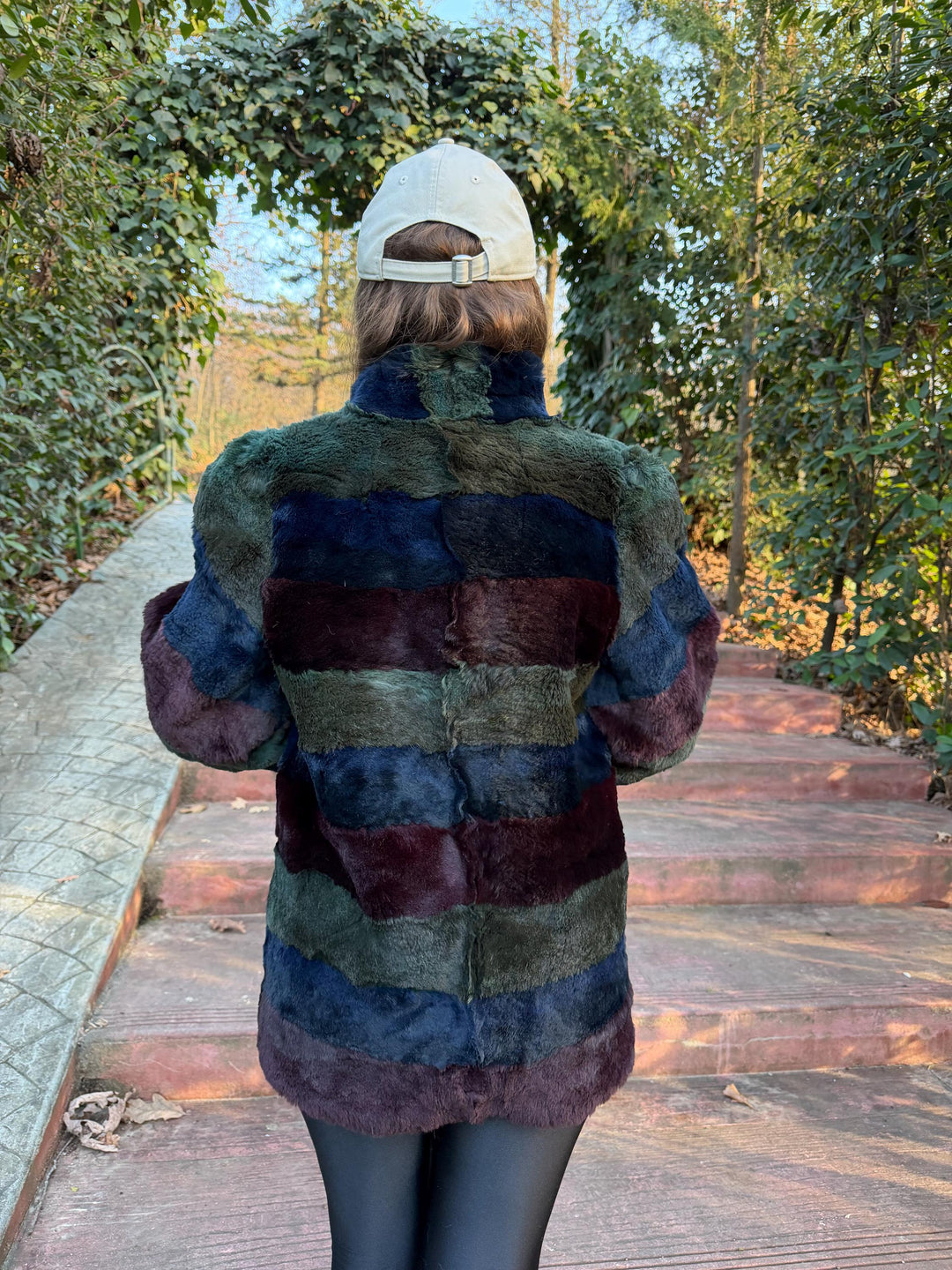 Sheared Rabbit Fur Coat, Medium Size, Blue Rabbit Fur Coat, Vintage Fur Coat, Women's Coat, Fur Coat Rabbit, Soft Fur Coat, Rabbit Coat Fur