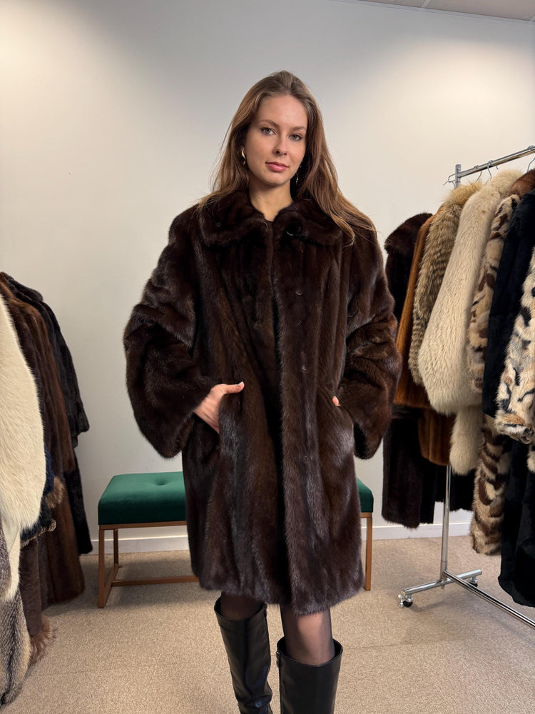 New Mink Coat, Large Size, Brown Mink Fur Coat, Women's Fur Coat, Mink Fur Coat, Thick Brown Mink, Fur Coat, Brown Mink Fur, Real Fur Coat