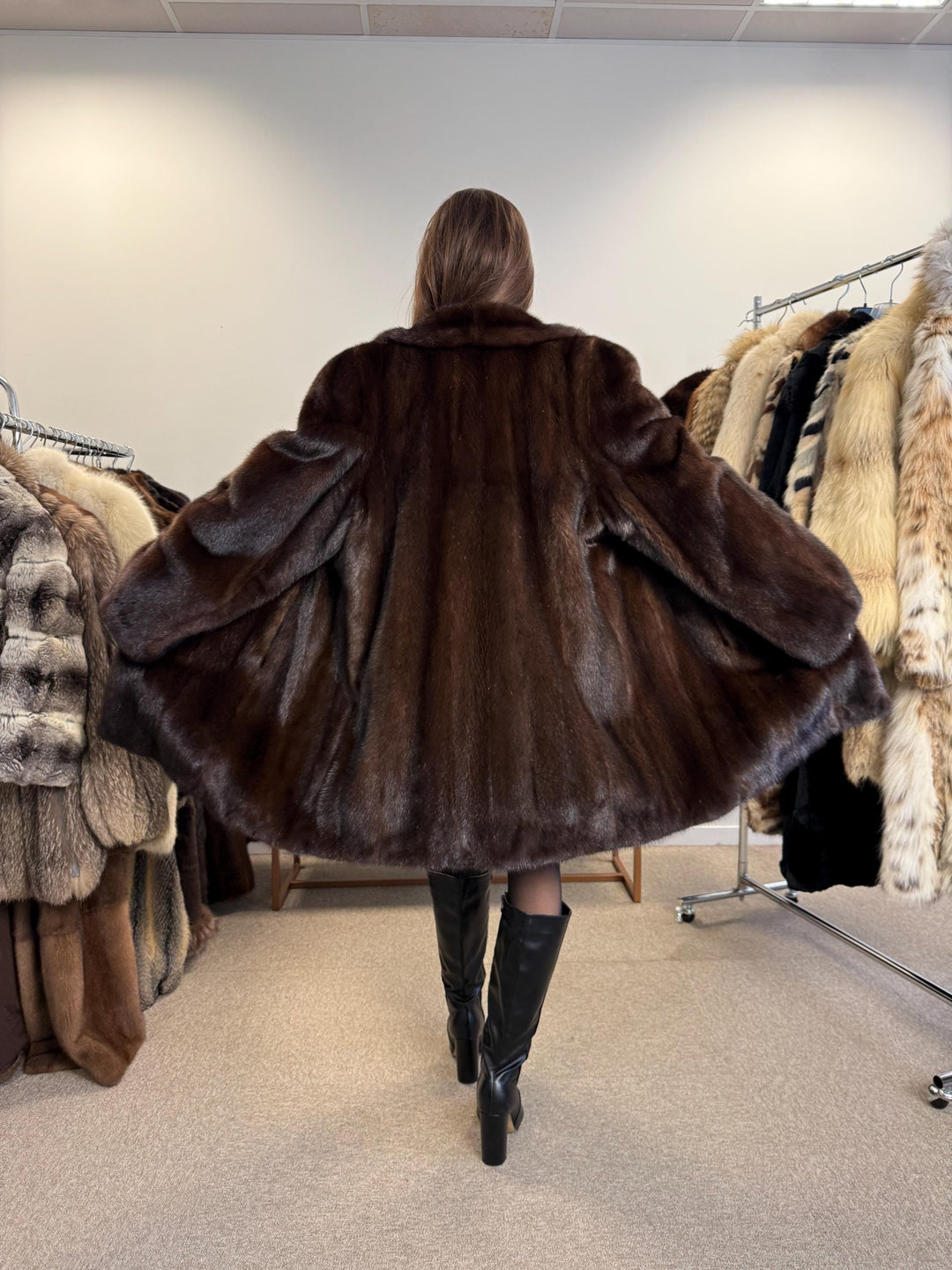 New Mink Coat, Large Size, Brown Mink Fur Coat, Women's Fur Coat, Mink Fur Coat, Thick Brown Mink, Fur Coat, Brown Mink Fur, Real Fur Coat