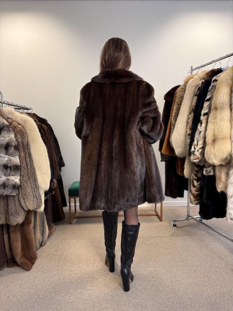 New Mink Coat, Large Size, Brown Mink Fur Coat, Women's Fur Coat, Mink Fur Coat, Thick Brown Mink, Fur Coat, Brown Mink Fur, Real Fur Coat
