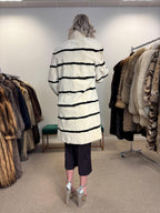 White Rabbit Fur Coat, Rex Rabbit Coat, Medium Size, White Rex Rabbit Coat, Vintage Fur Coat, Women's Coat, White Fur Coat, Fur Coat