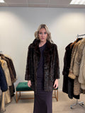Dark Brown Mink Jacket, Medium Size, Mink Coat, Real Fur Coat, Fur Coats, Mink Fur, Brown Mink, Fur Jacket Mink, Brown Fur Coat, Soft Mink