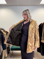 Golden Mink Jacket, Medium Size, Mink Coat, Real Fur Coat, Fur Coats, Mink Fur, Golden Mink, Fur Jacket Mink, Thick Fur Jacket, Soft Mink