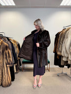 Brown Mink Coat, Large Size, Women's Fur Coat, Mink Fur Coat, Thick Brown Mink, Fur Coat, Brown Mink Fur, Real Mink Fur Coat, Real Fur Coat