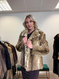 Lynx Fur Jacket, Medium Size, Real Fur Jacket, Vintage Fur Coat, Lynx Fur, Real Lynx Fur Coat, Women's Fur Coat, Luxurious Jacket, Lynx Fur