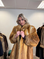 Long Red Fox Coat, Vintage Coat, Medium Size, Fur Coat, Soft Fox Coat, Fur Coats Women, Real Fox Coat, Red Fox Coat, Real Fox Fur, Red Fox