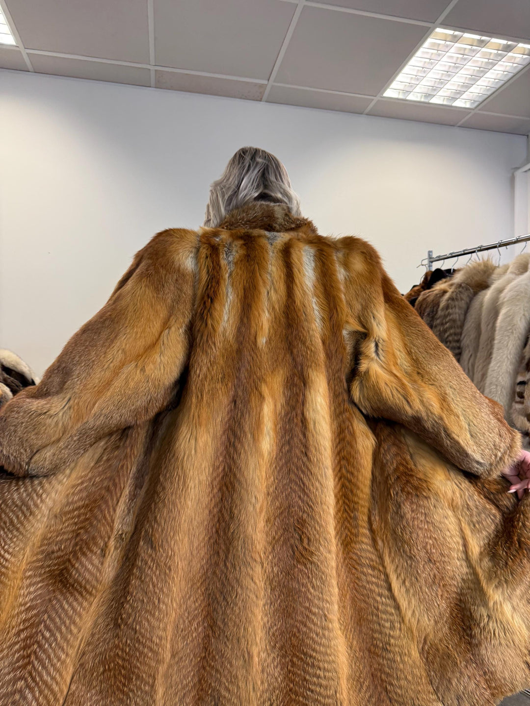 Long Red Fox Coat, Vintage Coat, Medium Size, Fur Coat, Soft Fox Coat, Fur Coats Women, Real Fox Coat, Red Fox Coat, Real Fox Fur, Red Fox