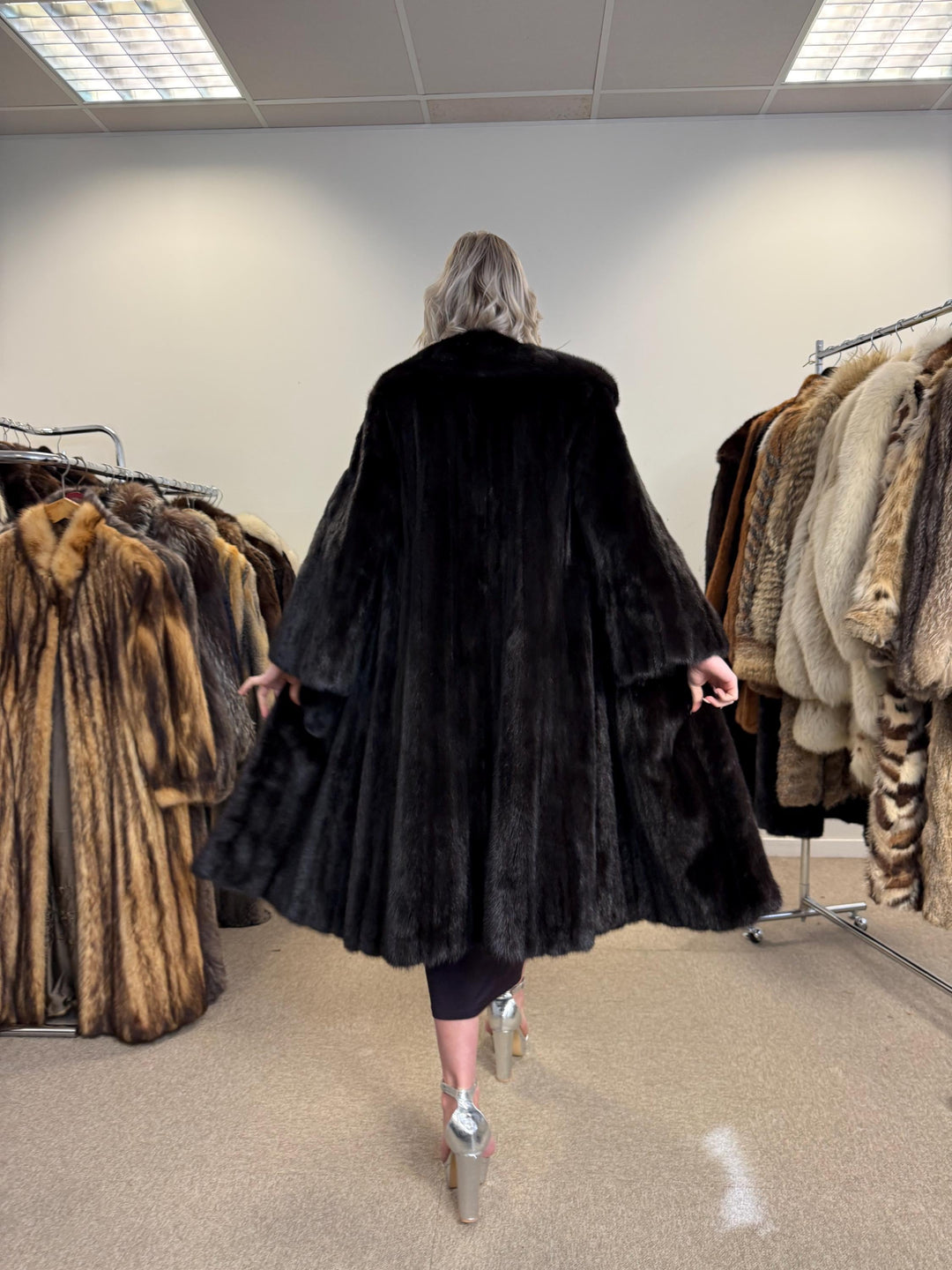 Long Brown Mink Coat, S/M Size, Brown Mink Coat, Vintage Fur Coat, Real Mink Coat, Mink Coat Women, Soft Fur Coat, Brown Mink Fur Coat, Mink