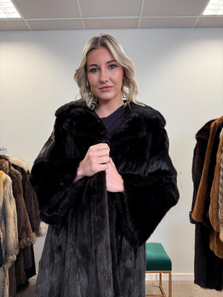 Long Brown Mink Coat, S/M Size, Brown Mink Coat, Vintage Fur Coat, Real Mink Coat, Mink Coat Women, Soft Fur Coat, Brown Mink Fur Coat, Mink