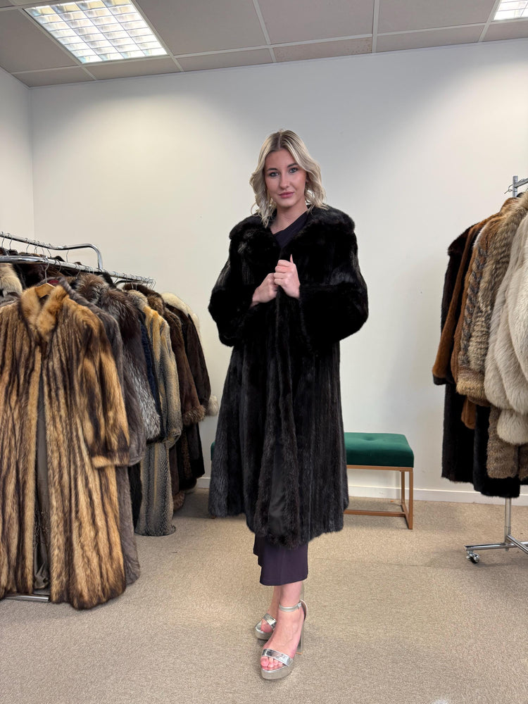 Long Brown Mink Coat, S/M Size, Brown Mink Coat, Vintage Fur Coat, Real Mink Coat, Mink Coat Women, Soft Fur Coat, Brown Mink Fur Coat, Mink