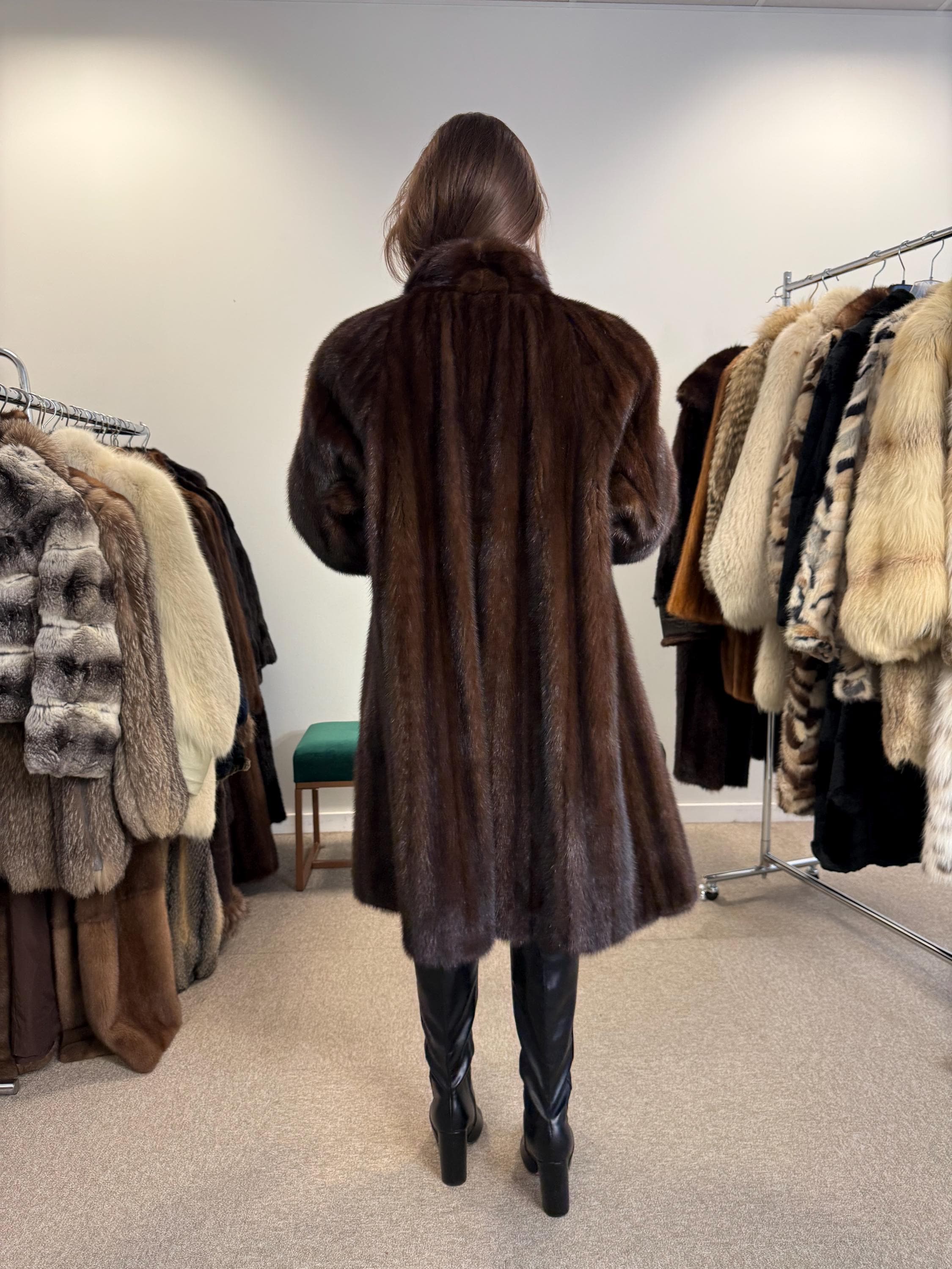 Brown Mink Coat, XL Size, Soft Mink Coat, Real Fur Coat, Fur Coats, Mink Fur Coat, Luxury Brown Mink Coat, Brown Mink, Women's Fur Coat, Fur